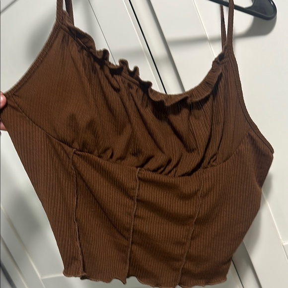 Brown Sleeveless Top - Picture 3 of 3